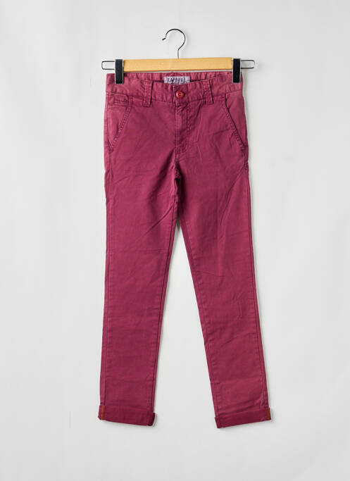 Pantalon chino violet KAPORAL garçon