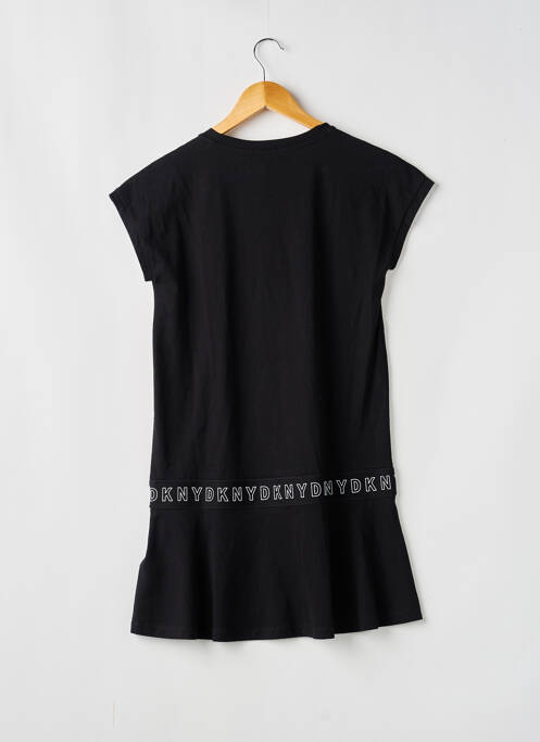 Robe mi-longue noir DKNY fille