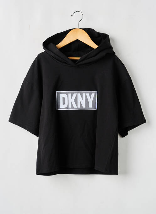 T-shirt noir DKNY fille