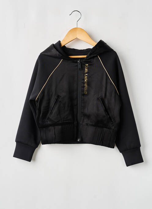 Veste casual noir KARL LAGERFELD fille