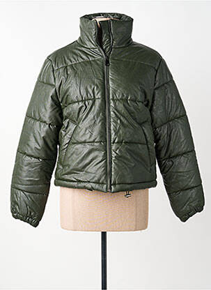 Doudoune manches longues sans capuche vert B.YOUNG femme