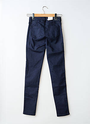 Jeans coupe slim taille haute taille haute bleu C'EST BEAU LA VIE femme