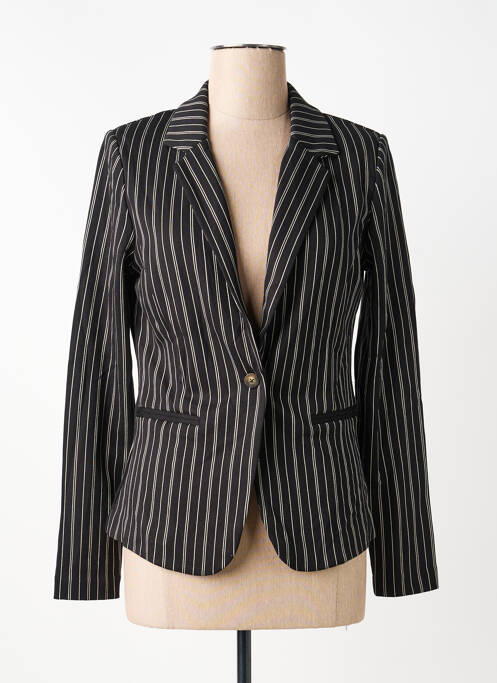 Blazer coupe cintrée noir ICHI femme