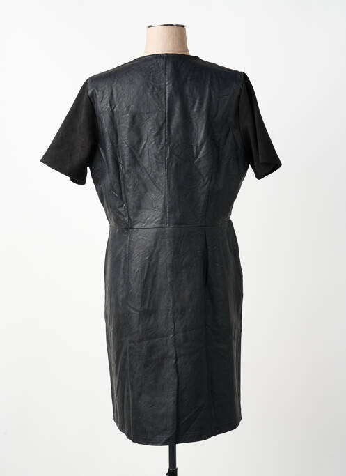 Robe mi-longue manches courtes manches courtes noir LA FEE MARABOUTEE femme