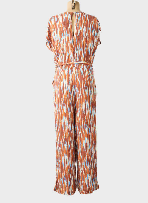 Combi-pantalon fermeture boutonnée sur le devant manches courtes orange B.YOUNG femme