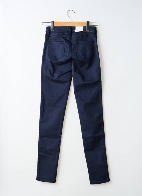 Jeans coupe slim stretch taille haute bleu C'EST BEAU LA VIE femme