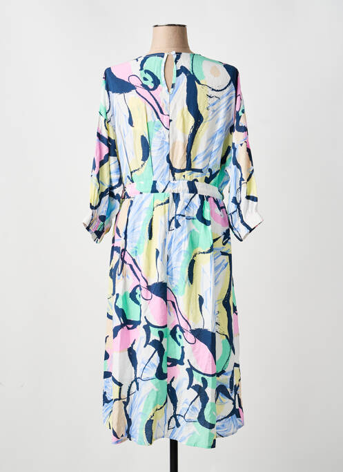 Robe mi-longue blanc LILI SIDONIO femme