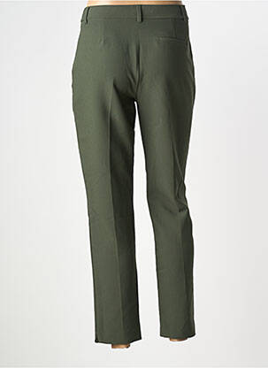 Pantalon 7/8 taille à pinces taille normale vert LA FEE MARABOUTEE femme
