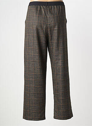 Pantalon droit taille élastique taille normale gris LA FEE MARABOUTEE femme
