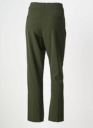 Pantalon slim taille haute taille haute vert B.YOUNG femme
