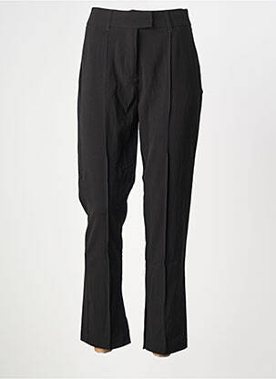 Pantalon slim taille haute taille haute noir B.YOUNG femme