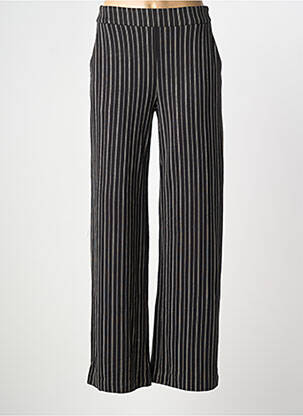 Pantalon flare stretch noir ICJHI femme