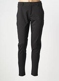 Pantalon slim stretch taille normale noir ICHI femme