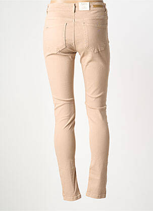 Jeans coupe slim stretch taille normale beige B.YOUNG femme