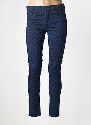 Jeans coupe slim stretch taille normale bleu CARLA KOPS femme