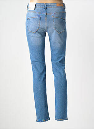 Jeans coupe slim stretch taille normale bleu ICHI femme