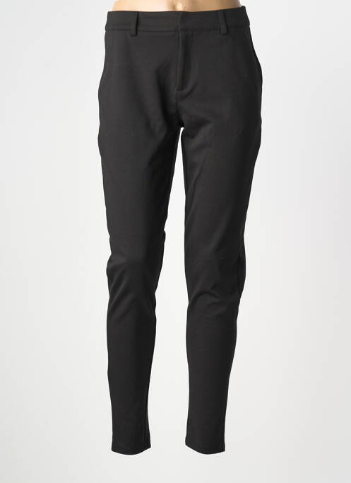 Pantalon slim stretch taille normale noir ICHI femme