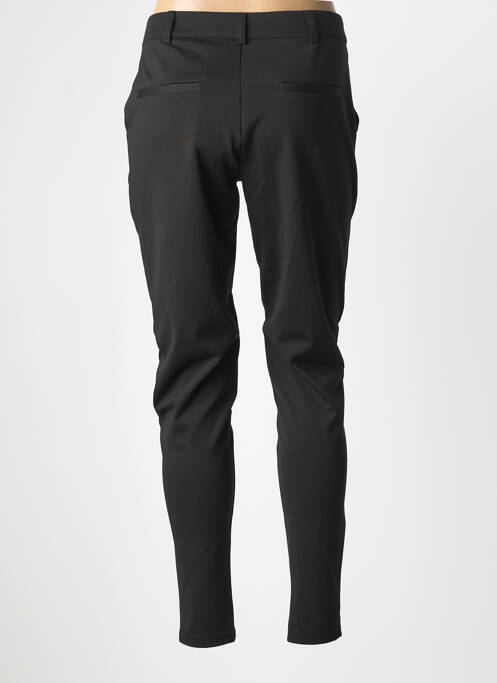 Pantalon slim stretch taille normale noir ICHI femme