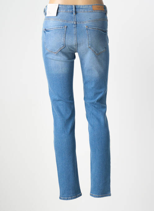 Jeans coupe slim stretch taille normale bleu ICHI femme