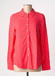 Chemisier coupe droite manches longues rose ÉTYMOLOGIE femme
