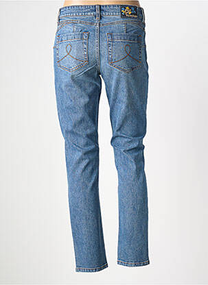 Jeans coupe slim stretch taille normale bleu ÉTYMOLOGIE femme