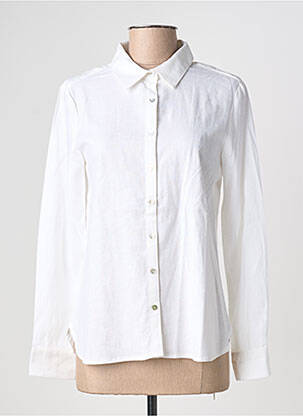 Chemisier coupe cintrée manches longues blanc ESPRIT DE LA MER femme