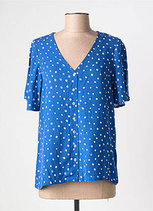 Chemisier manches courtes manches courtes bleu ESPRIT DE LA MER femme