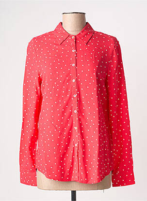 Chemisier coupe droite manches longues rose ÉTYMOLOGIE femme