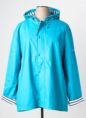 Imperméable poches a capuche bleu ESPRIT DE LA MER femme