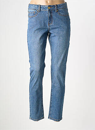 Jeans coupe slim stretch taille normale bleu ÉTYMOLOGIE femme