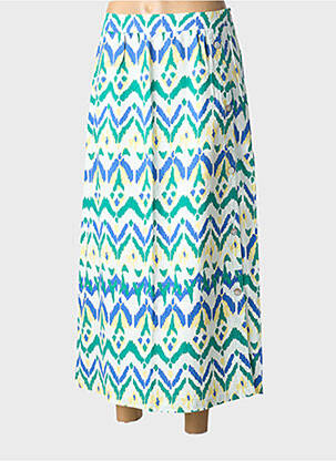 Jupe longue imprimé fantaisie blanc ÉTYMOLOGIE femme