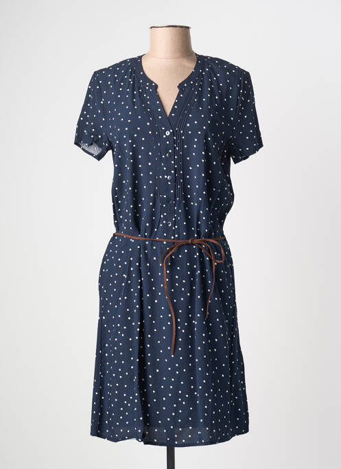 Robe mi-longue manches courtes manches courtes bleu ESPRIT DE LA MER femme