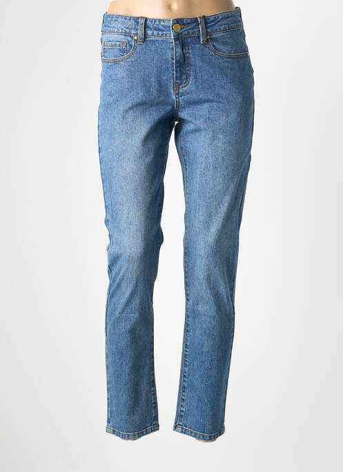 Jeans coupe slim stretch taille normale bleu ÉTYMOLOGIE femme