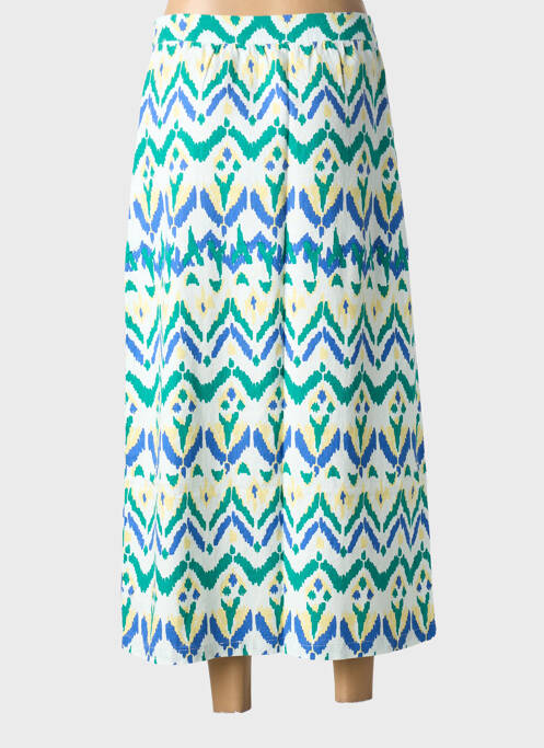 Jupe longue imprimé fantaisie blanc ÉTYMOLOGIE femme