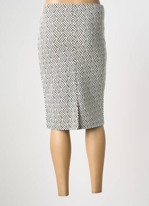 Jupe mi-longue taille normale blanc ÉTYMOLOGIE femme