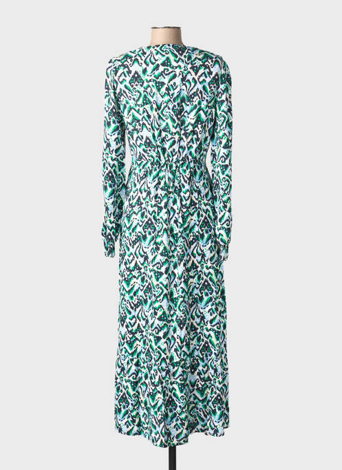 Robe longue manches longues manches longues vert ÉTYMOLOGIE femme