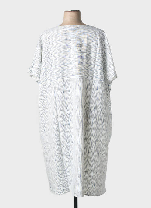 Robe mi-longue manches courtes manches courtes blanc ESPRIT DE LA MER femme