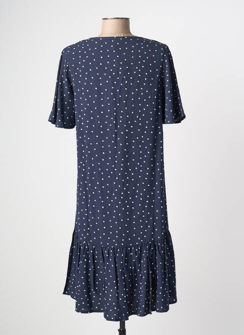 Robe mi-longue manches courtes manches courtes bleu ESPRIT DE LA MER femme