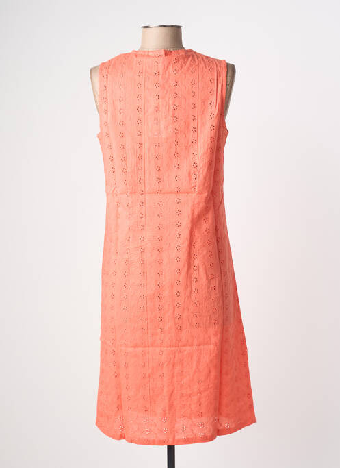 Robe mi-longue sans manche sans manche orange ESPRIT DE LA MER femme
