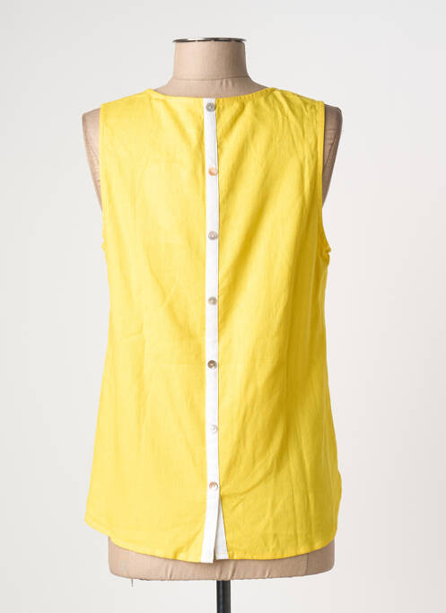 Top sans manche sans manche jaune ESPRIT DE LA MER femme