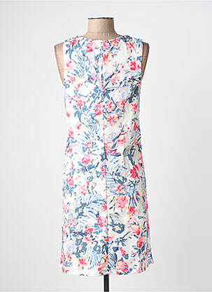 Robe mi-longue imprimé fantaisie sans manche blanc ESPRIT DE LA MER femme