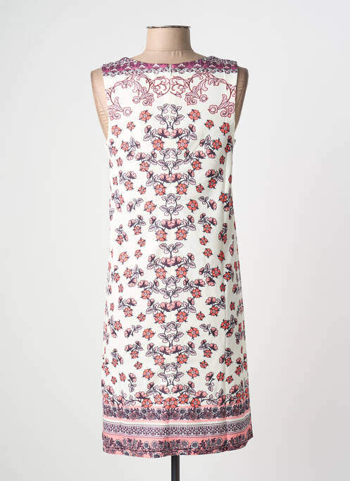 Robe mi-longue imprimé fantaisie sans manche blanc ESPRIT DE LA MER femme