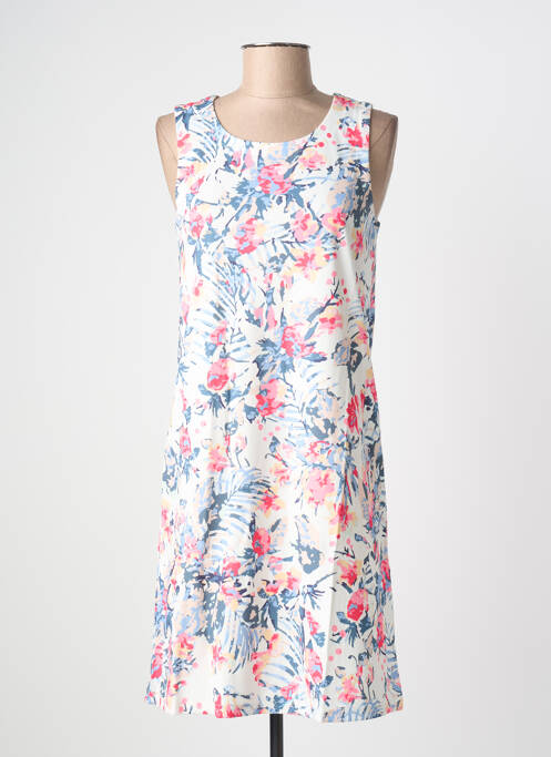 Robe mi-longue imprimé fantaisie sans manche blanc ESPRIT DE LA MER femme