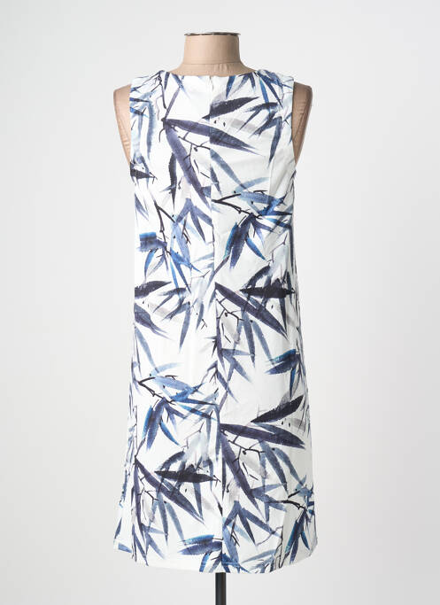 Robe mi-longue imprimé fantaisie sans manche bleu ESPRIT DE LA MER femme