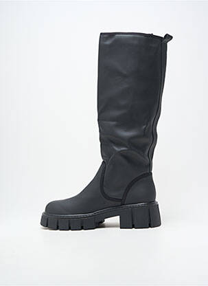 Bottes bout rond talon de 4 à 6cm noir STEPHAN  femme