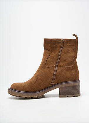 Bottines/boots talon bas talon de 4 à 6cm marron FINDLAY femme