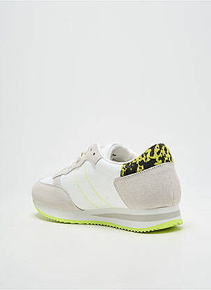 Baskets bout rond talon plat jusqu'à 3cm blanc FINDLAY femme