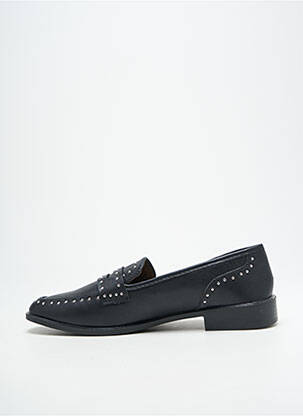 Mocassins bout rond talon plat jusqu'à 3cm noir BELLUCCI femme