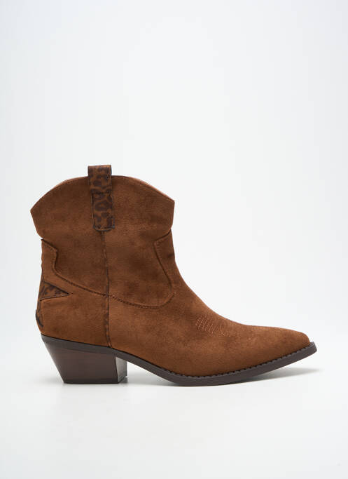 Bottines/boots bout pointu talon de 4 à 6cm marron FINDLAY femme