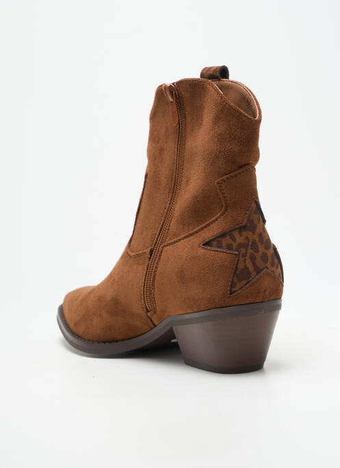 Bottines/boots bout pointu talon de 4 à 6cm marron FINDLAY femme